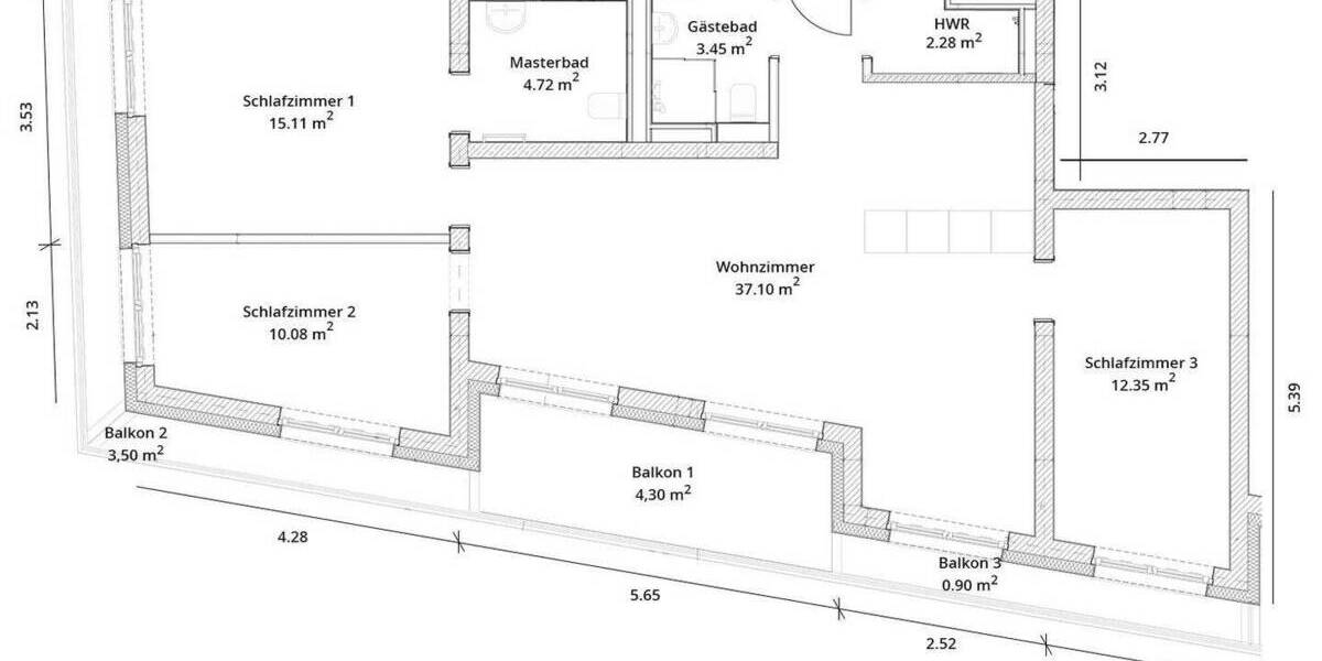 Etagenwohnung Berlin Spandau - 4 Zimmer, 94 m&sup2;, 2.040&euro; | Angebot:26741986
