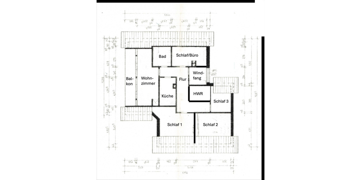 Dachgeschoßwohnung Garrel - 6 Zimmer, 120 m&sup2;, 850&euro; | Angebot:25631775