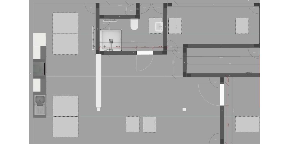 Erstbezug, DG 1 Zimmer Wohnung OS-Wüste Dachbalkon Inkl. EBK 1 zimmer