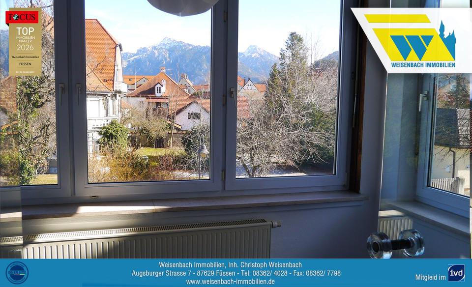 Etagenwohnung Füssen - 3 Zimmer, 79 m&sup2;, 760&euro; | Angebot:25765708