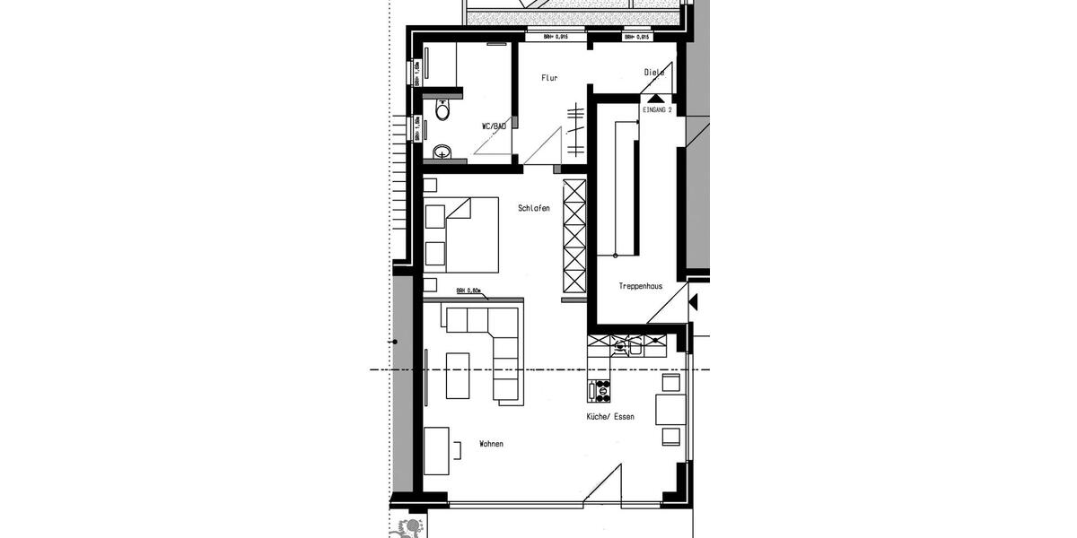 Erdgeschoßwohnung Dülmen - 2 Zimmer, 65 m&sup2;, 830&euro; | Angebot:26381555