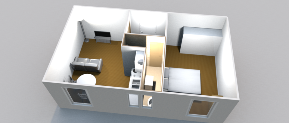 Etagenwohnung Neunkirchen am Sand - 1 Zimmer, 35 m&sup2;, 450&euro; | Angebot:24610323