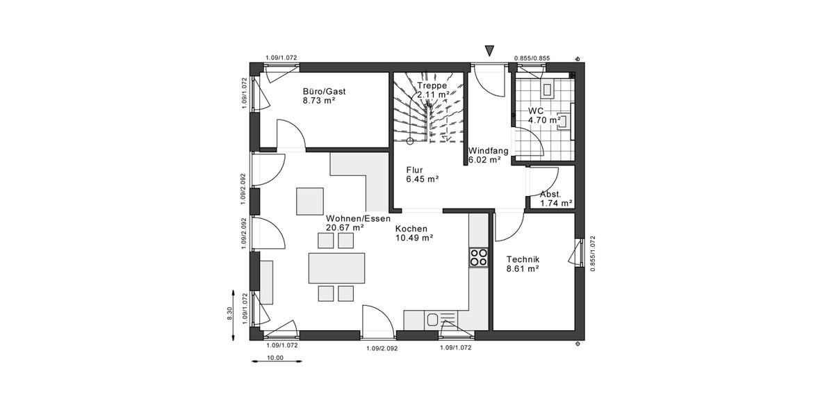 Einfamilienhaus Brüggen - 4 Zimmer, 140 m&sup2;, 1.859&euro; | Angebot:23580082