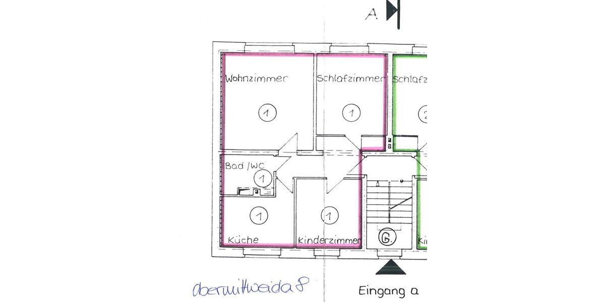 Erdgeschoßwohnung Raschau-Markersbach Markersbach - 3 Zimmer, 64 m&sup2;, 340&euro; | Angebot:24511161