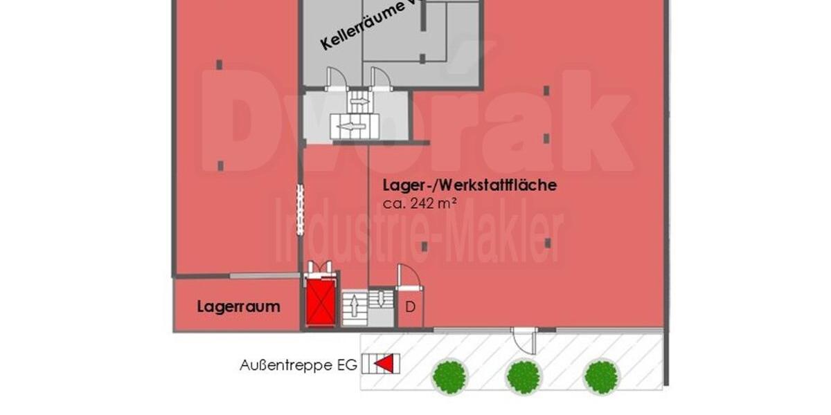 Büro-Multifunktionsfläche ca. 266 m² mit Lager-Werkstattfläche ca. 242 m² zimmer