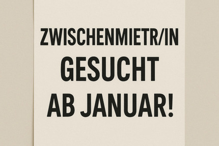 Zimmer zur Zwischenmiete – Ab Januar 1 zimmer