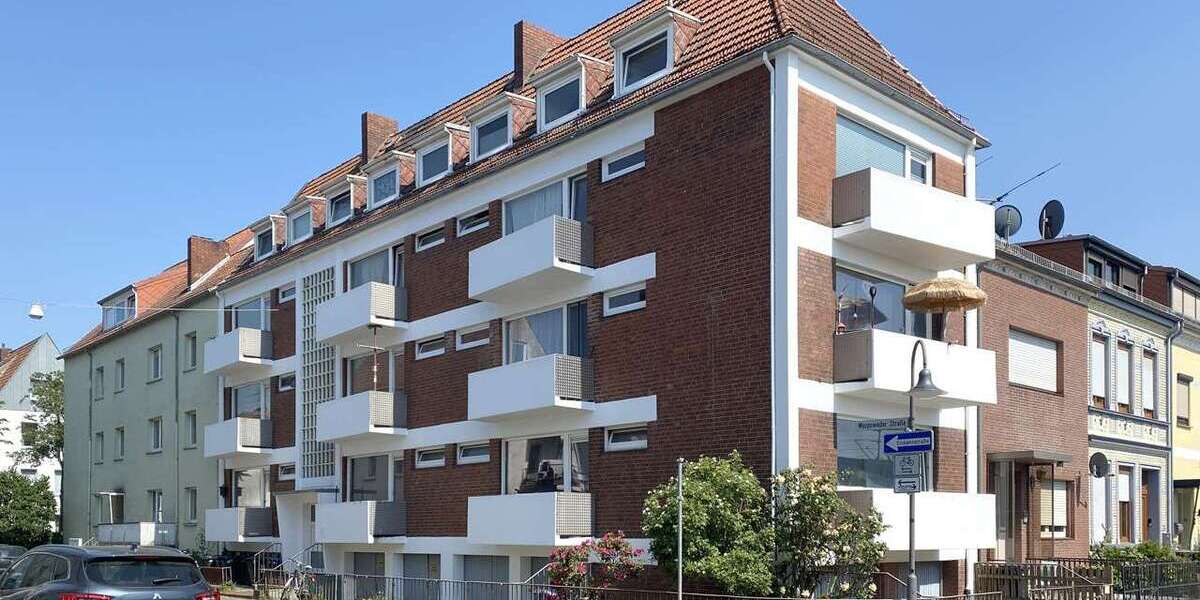 Etagenwohnung Bremen Findorff - 1 Zimmer, 25 m&sup2;, 375&euro; | Angebot:27056225