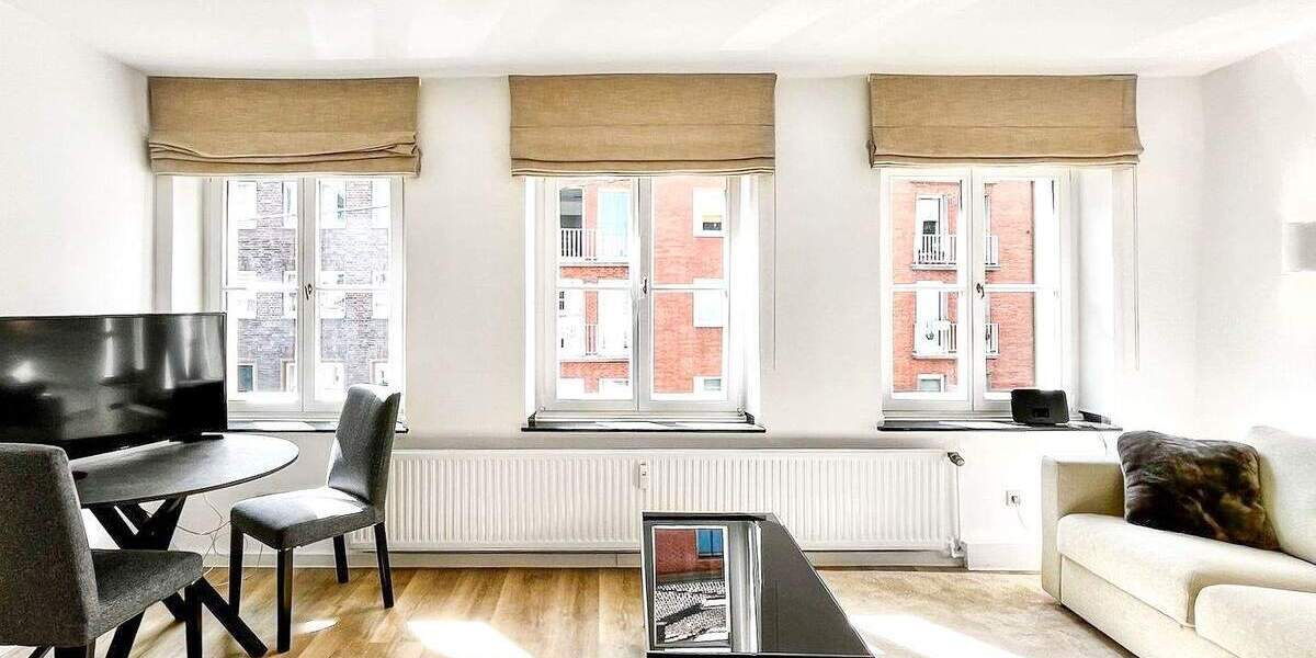 Etagenwohnung Düsseldorf Altstadt - 2 Zimmer, 39 m&sup2;, 995&euro; | Angebot:25212844