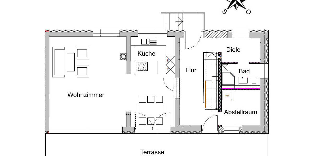 Doppelhaushälfte Penzberg Daserhof - 5 Zimmer, 184 m&sup2;, 2.370&euro; | Angebot:26291644