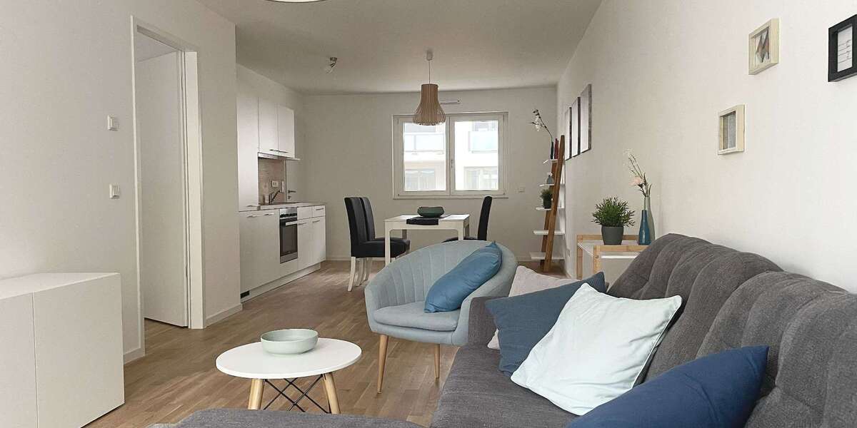 Etagenwohnung Erlangen Sebaldussiedlung - 2 Zimmer, 60 m&sup2;, 957&euro; | Angebot:27263932