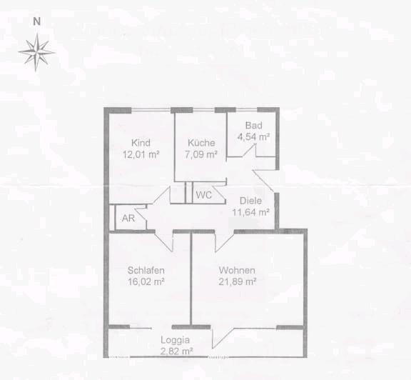 Etagenwohnung Altdorf bei Nürnberg - 3 Zimmer, 89 m&sup2;, 1.850&euro; | Angebot:24745746