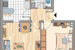 Erdgeschoßwohnung Essen Stadtbezirk III - 2 Zimmer, 51 m&sup2;, 499&euro; | Angebot:26041769
