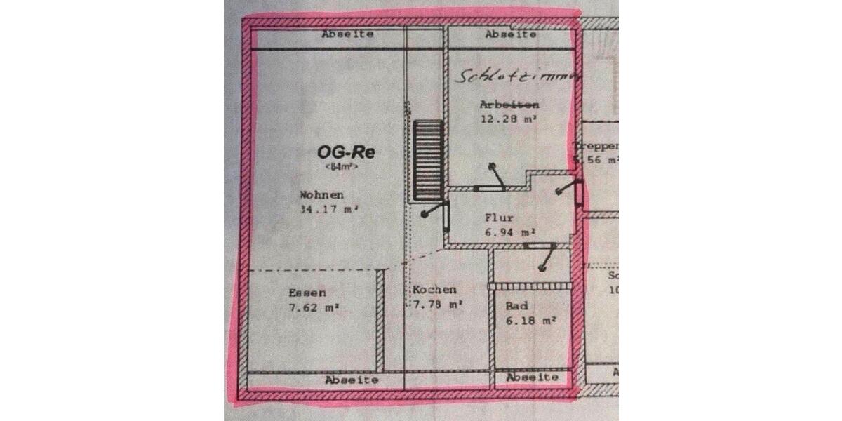 Maisonettenwohnung Stuhr - 3 Zimmer, 84 m&sup2;, 860&euro; | Angebot:26588541