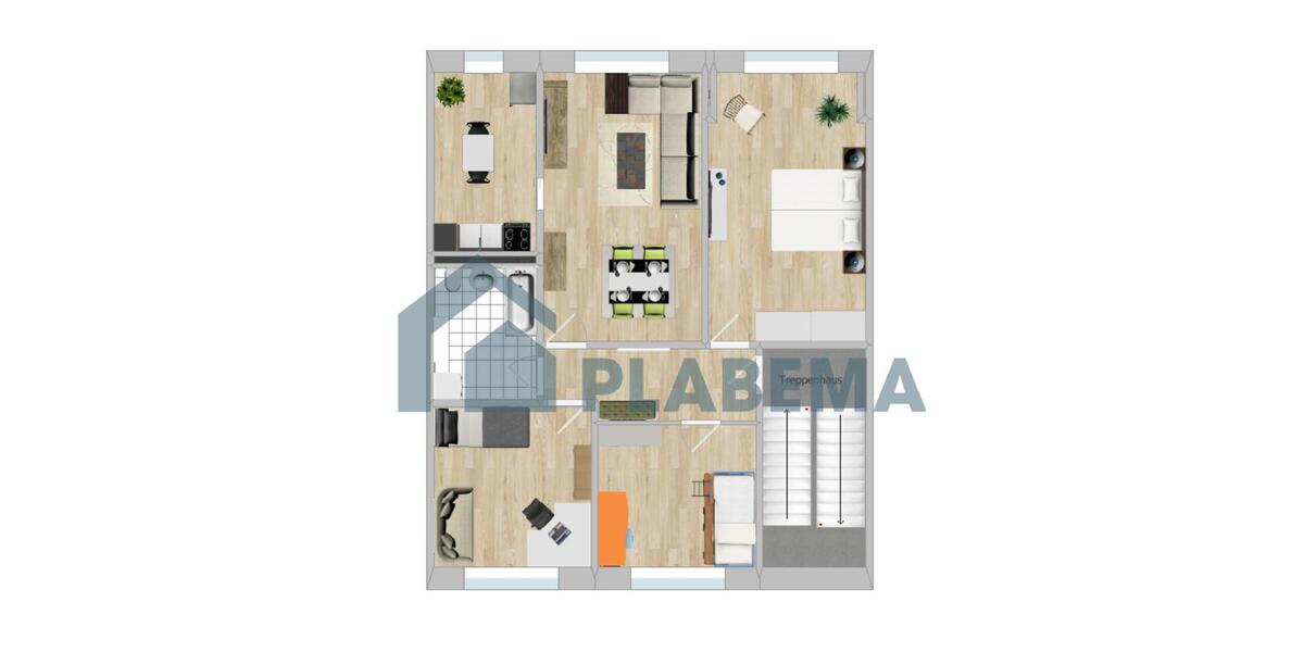 Etagenwohnung Lübz - 4 Zimmer, 85 m&sup2;, 722&euro; | Angebot:26586702