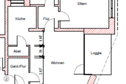 Wohnung Wallenhorst - 2 Zimmer, 60 m&sup2;, 480&euro; | Angebot:25237580