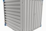 AKTION verlängert bis 15.09.2025 MATERIALCONTIANER 2,25 m 2S BLUE Lagercontaine Werkzeugbox zimmer