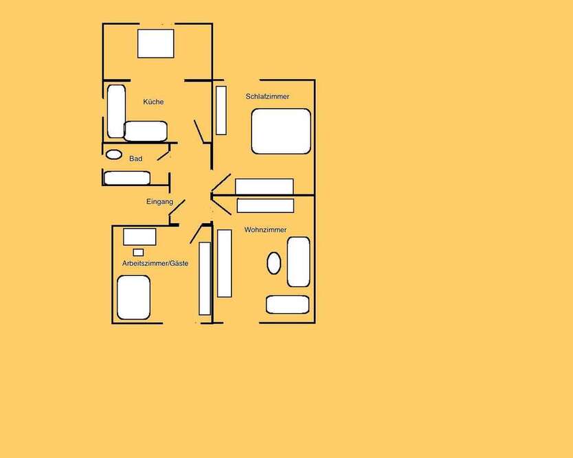 Wohnung zum Mieten in Mannheim 910 € 70 m²