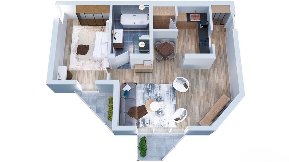 Etagenwohnung Pirna - 2 Zimmer, 55 m&sup2;, 700&euro; | Angebot:26662719