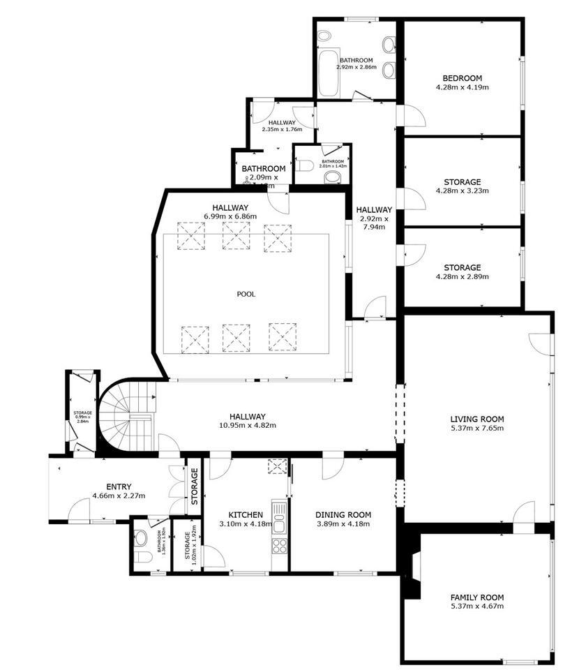 VR IMMO: Exklusive Wohnung mit Innenpool, Sauna und hochwertiger Ausstattung.