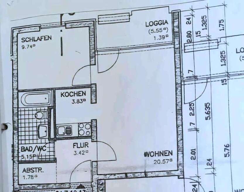 Wohnung zum Mieten in Nürnberg 590 € 45.8 m²