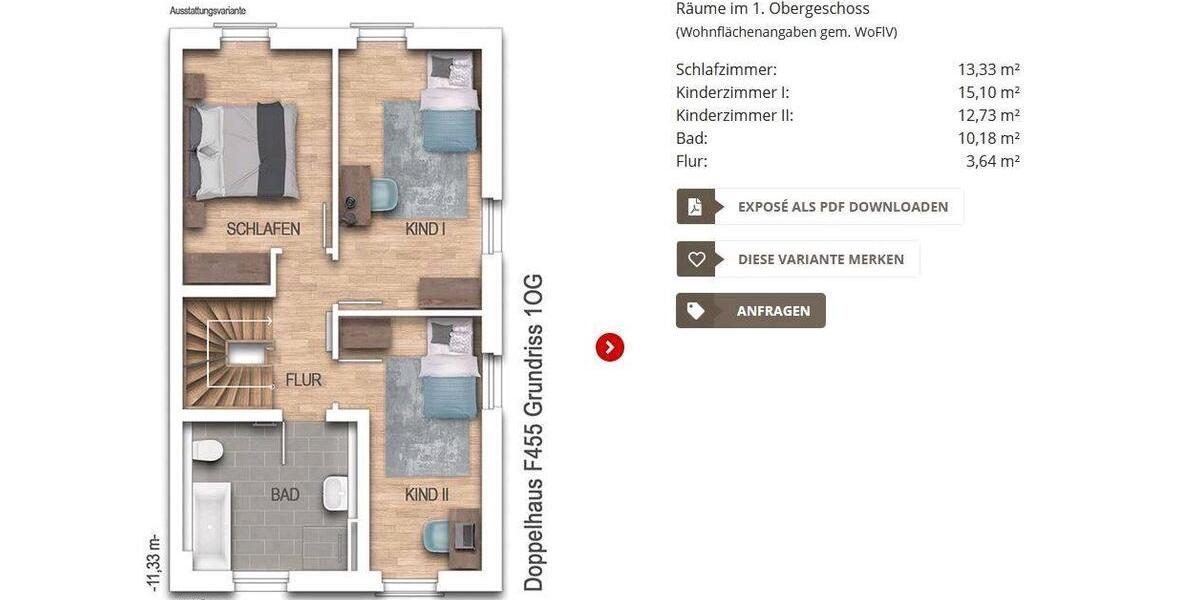 Doppelhaushälfte Ahrensfelde - 5 Zimmer, 158 m&sup2;, 2.350&euro; | Angebot:26126339