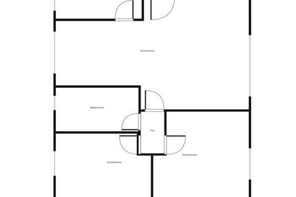 1. OG 3 Zimmer ab Januar (frisch saniert) 3 zimmer