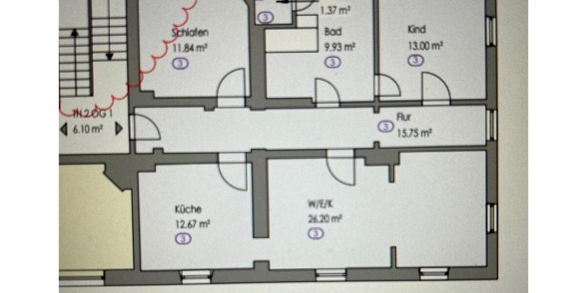 Etagenwohnung Fischbachau - 3 Zimmer, 90 m&sup2;, 1.100&euro; | Angebot:24720098