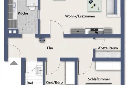 Wohnung Voerde (Niederrhein) - 3.5 Zimmer, 71 m&sup2;, 775&euro; | Angebot:27621018
