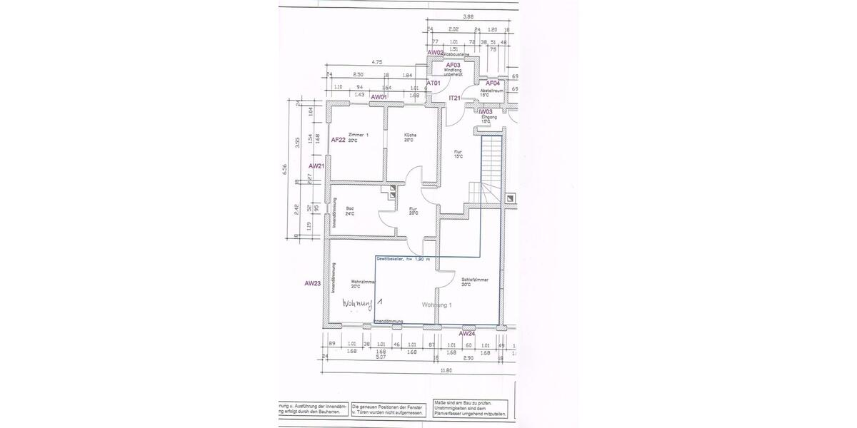 Etagenwohnung Clausthal-Zellerfeld Zellerfeld - 3 Zimmer, 59 m&sup2;, 490&euro; | Angebot:26067762