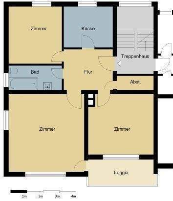 Etagenwohnung Langelsheim Langelsheim (Innenstadt) - 3 Zimmer, 70 m&sup2;, 425&euro; | Angebot:25770404