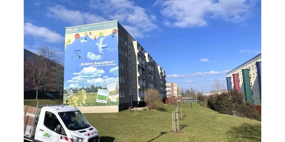 Gemütliche 2-Zimmer-Wohnung im 4. Obergeschoss mit Balkon und Badewanne - Appartement Schmölln | Angebot:25897911