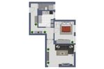 Etagenwohnung Kiel Ellerbek - 2 Zimmer, 58 m&sup2;, 510&euro; | Angebot:26137924