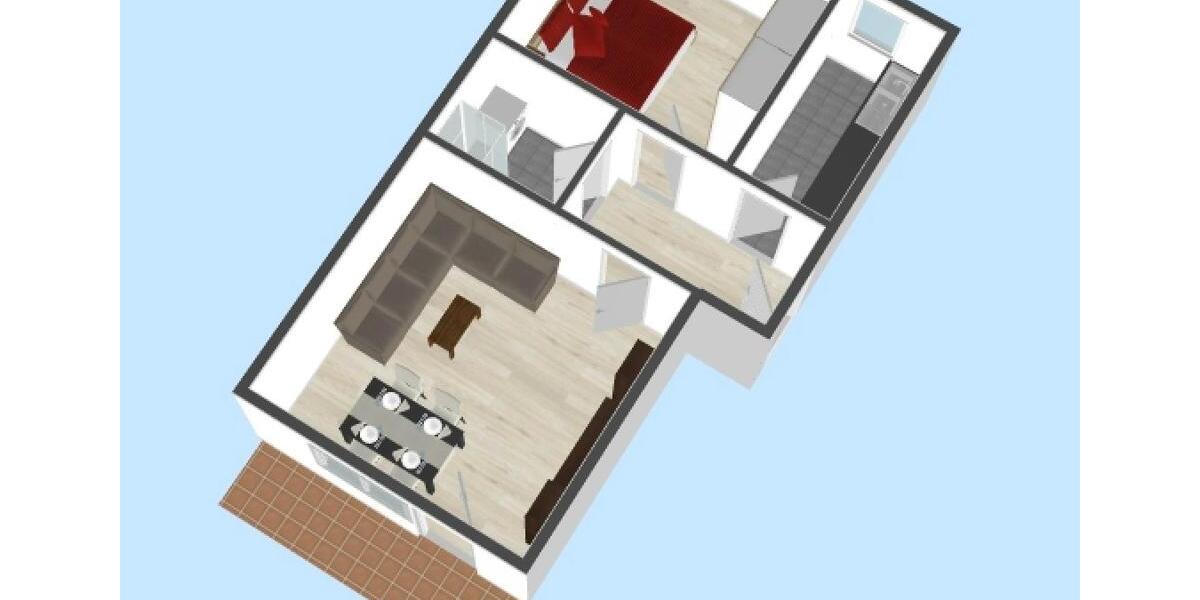 Etagenwohnung Traunstein - 2 Zimmer, 48 m&sup2;, 750&euro; | Angebot:26551174