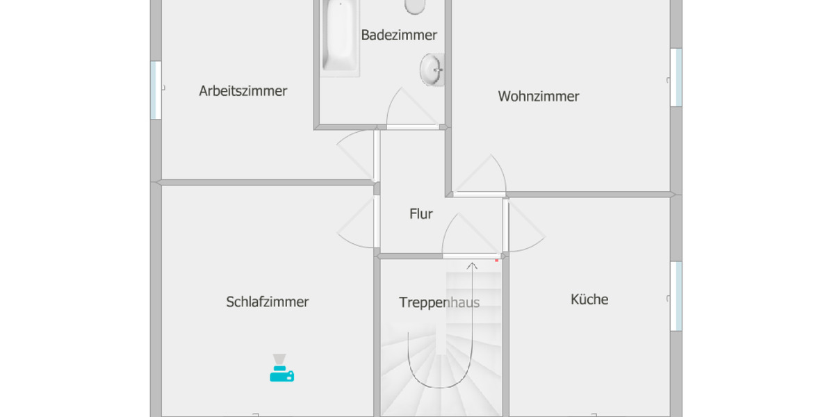 Dachgeschoßwohnung Zell (Mosel) - 3 Zimmer, 60 m&sup2;, 525&euro; | Angebot:24740283