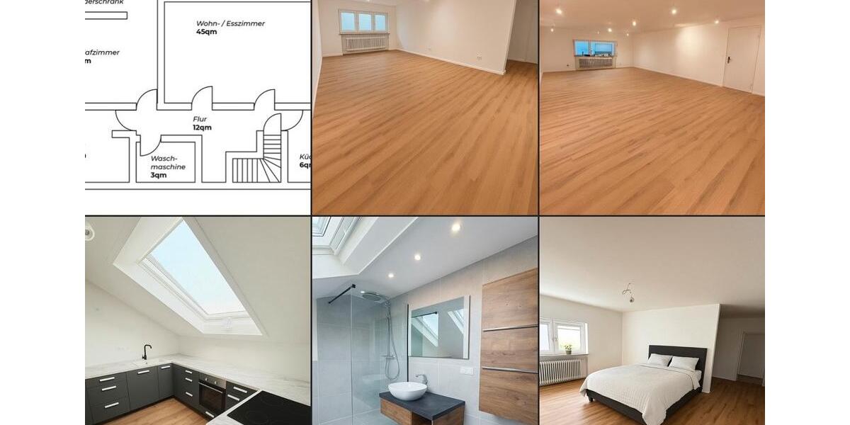 2,5 Zimmer Loftwohnung in Deizisau zur Miete 2 zimmer