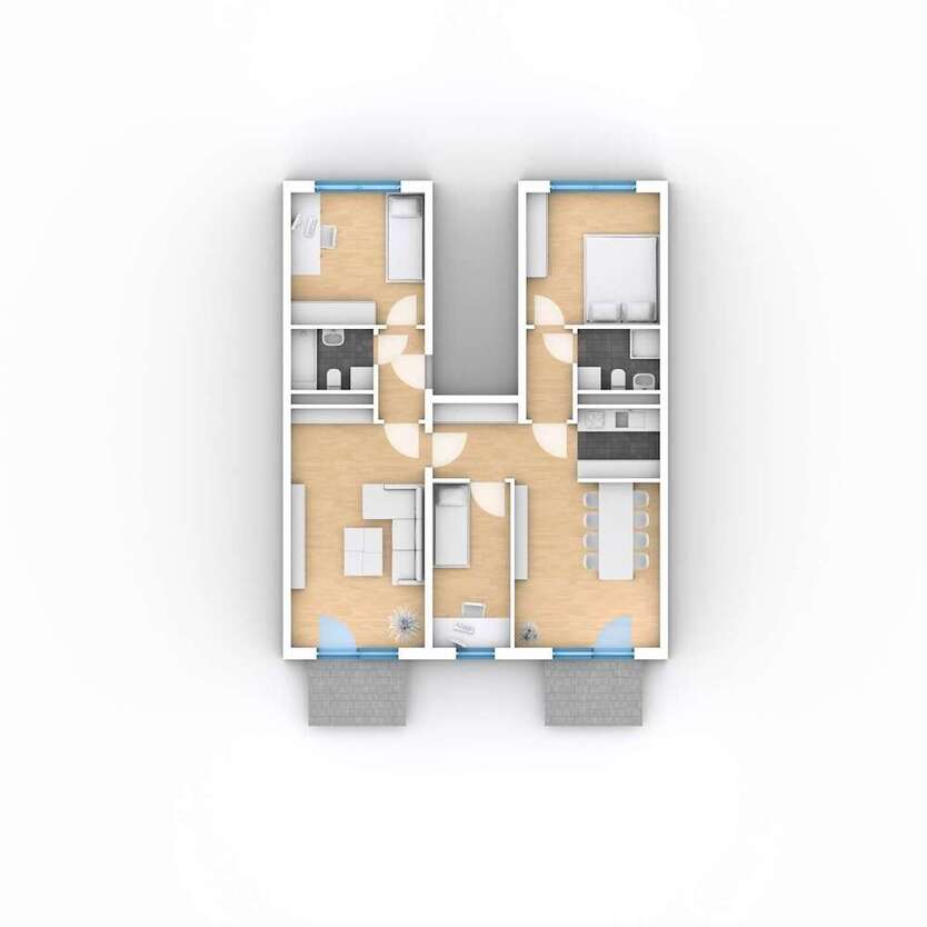Wohnung zum Mieten in Chemnitz 437 € 97 m²