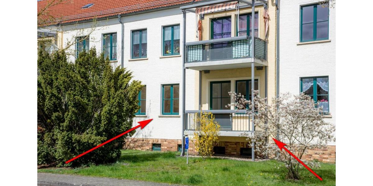 Helle 3 ZKB im EG mit Südwest-Balkon in 4-Familienhaus 3 zimmer