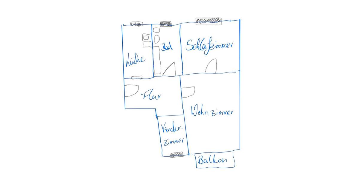 Etagenwohnung Penzlin - 3 Zimmer, 61 m&sup2;, 405&euro; | Angebot:24847074