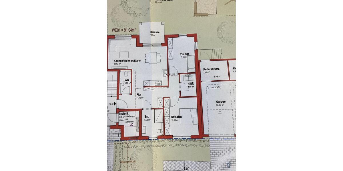 Erdgeschoßwohnung Eschau - 1 Zimmer, 93 m&sup2;, 970&euro; | Angebot:24559513