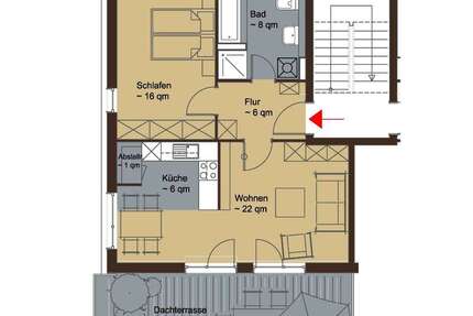 Wohnung Norderstedt Glashütte - 2 Zimmer, 70 m&sup2;, 1.125&euro; | Angebot:25278955