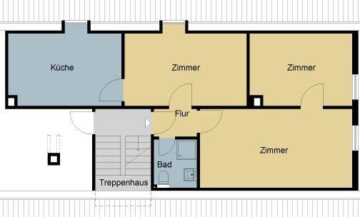 Etagenwohnung Langelsheim Langelsheim (Innenstadt) - 2 Zimmer, 36 m&sup2;, 220&euro; | Angebot:26015708