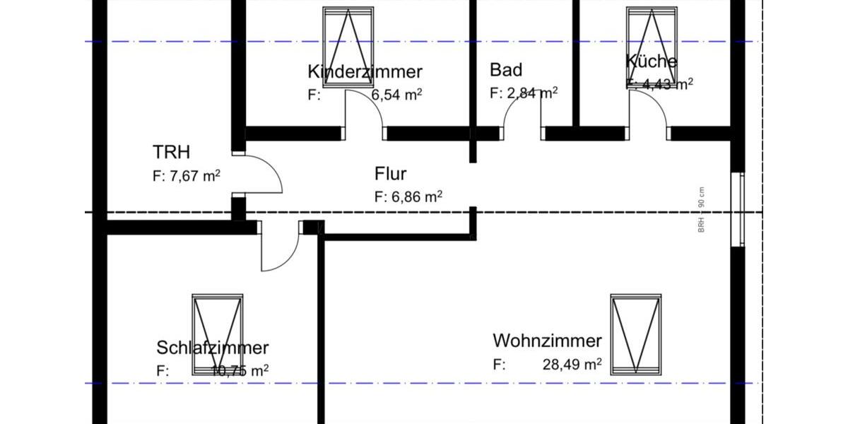 Dachgeschoßwohnung Büttelborn - 3 Zimmer, 60 m&sup2;, 800&euro; | Angebot:24788526