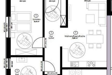 Wohnung Mettendorf - 2 Zimmer, 80 m&sup2;, 800&euro; | Angebot:26678203