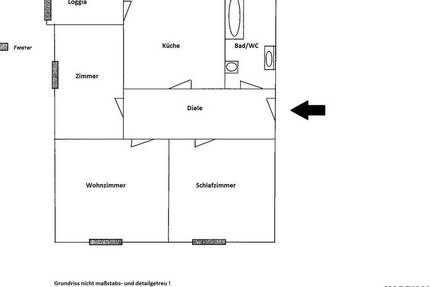 Wohnung Rudolstadt West - 3 Zimmer, 54 m&sup2;, 390&euro; | Angebot:26064018
