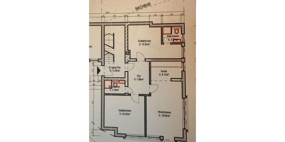 Etagenwohnung Fladungen - 3 Zimmer, 75 m&sup2;, 750&euro; | Angebot:25644901