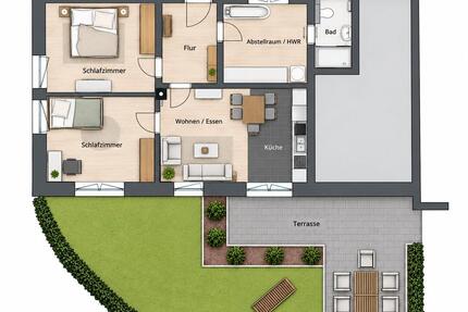 Wohnung Schotten - 4 Zimmer, 78 m&sup2;, 705&euro; | Angebot:27621806