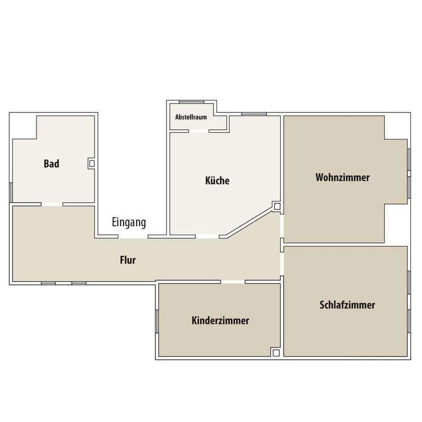 Wohnung zum Mieten in Gera 478,85 € 82.56 m² 3 zimmer