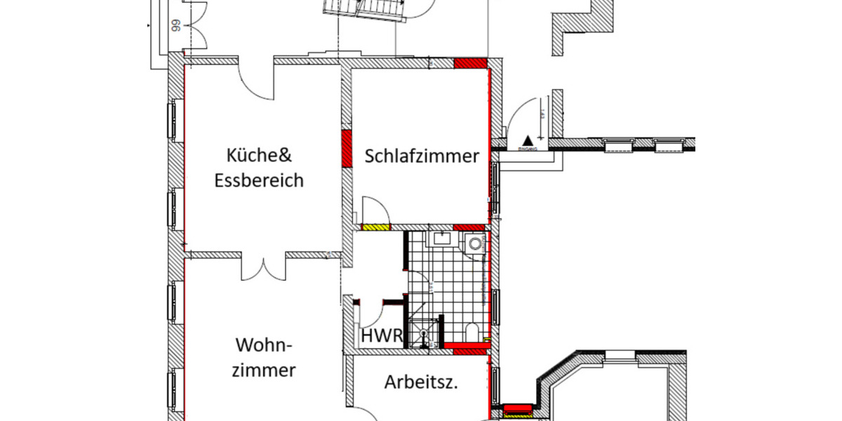 Erdgeschoßwohnung Kyritz - 3 Zimmer, 106 m&sup2;, 950&euro; | Angebot:23954435