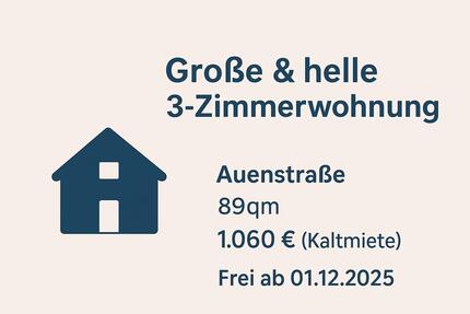 Helle & Große 3 Zimmerwohnung (2 BadezimmerBalkonAufzug) zimmer