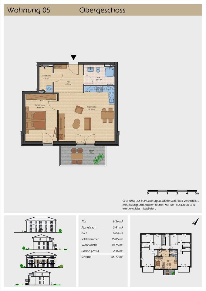 2-Zimmer-Wohnung im 1. OG in Hanerau-Hademarschen zu vermieten!